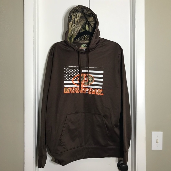 Mossy Oak Other - Mossy Oak Hoodie Sweater Size XL Brown Men’s Long Sleeve New Without Tags